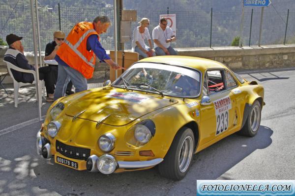 COPPA DEI FIORI 2011 - REGOLARITA - MAIOLO-PARACCHINI RENAULT ALPINE A 110 1973